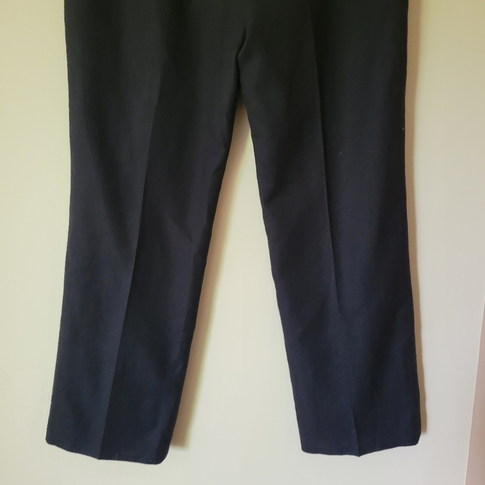 Pendleton Women's Seasonless Wool Straight Leg Trouser Pants Black Size 10 - Picture 6 of 9